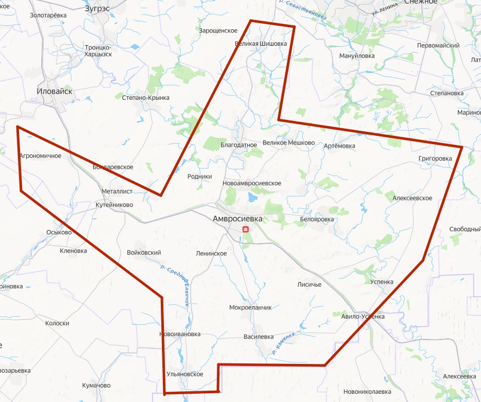 Карта покрытия сети